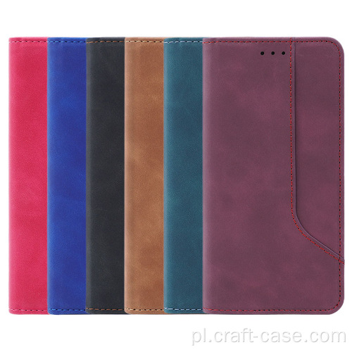 Luksusowe etui z podpórką Flip Wallet Case